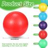 Jerify 10 Pcs Playground Balls Bulk 10 Inch Kickball Bouncy Balls Colorful Inflatable PVC Play Dodgeballs Handball for Adults in Games, Gym, Yoga Exercises, Party Supplies view 2