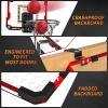 TEMI Basketball Hoop Indoor, LED Light Mini Basketball Hoop with 4 Balls & Electronic Scoreboard, Over The Door Basketball Hoop, Basketball Gifts for 5 6 7 8 9 10 11 12 Year Old Boys Girls Kids Teen view 3
