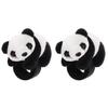 LOGOFUN 2 Pcs Panda Slap Bracelets Panda Stuffed Animal Hug Slap Bracelet Jungle Theme Birthday Party Favor view 1