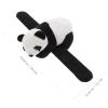 LOGOFUN 2 Pcs Panda Slap Bracelets Panda Stuffed Animal Hug Slap Bracelet Jungle Theme Birthday Party Favor view 2
