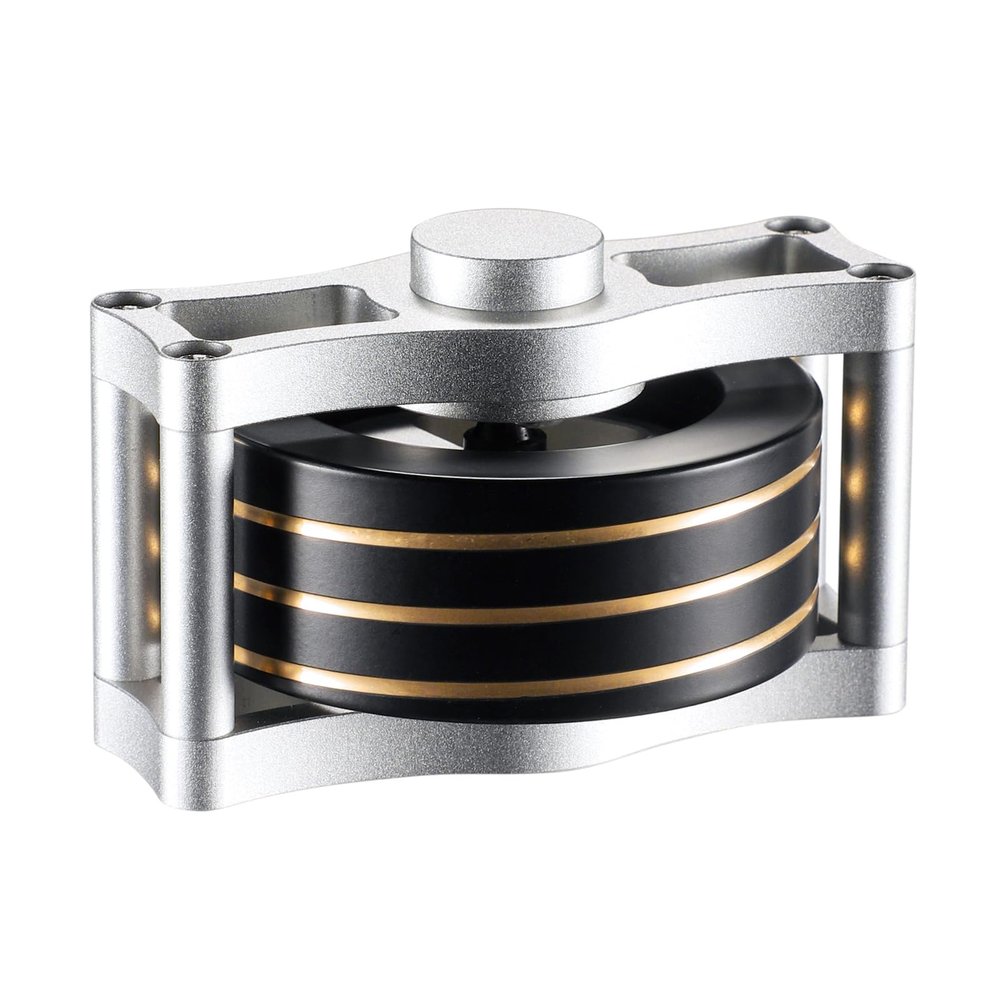 Brass Spning Top, Kinetic Fidget Spinner Desk Toys (Black)