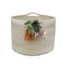 Lorena Canals |Basket Veggies. For Nurseries, Playrooms, Bedrooms. Handmade in 100% Cotton. Size: 9" x 1' x 1' view 1