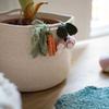 Lorena Canals |Basket Veggies. For Nurseries, Playrooms, Bedrooms. Handmade in 100% Cotton. Size: 9" x 1' x 1' view 2