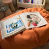 Lorena Canals |Textile Book Cool Kids eat Healthy. for Nurseries, Playrooms, Bedrooms. Handmade in 100% Cotton. Size: 1' x 11" view 2