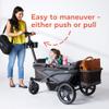 Gladly Family Anthem4 Quad All-Terrain Wagon Stroller, Graphite Special Edition view 2