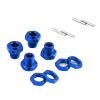 Alloy 17mm Hexagonal Adapter Hex Wheel Hubs Adapter Nuts for ARRMA 1/8 4s KRATON, 1/8 4s Outcast Rc Car Accessories Replacement view 2