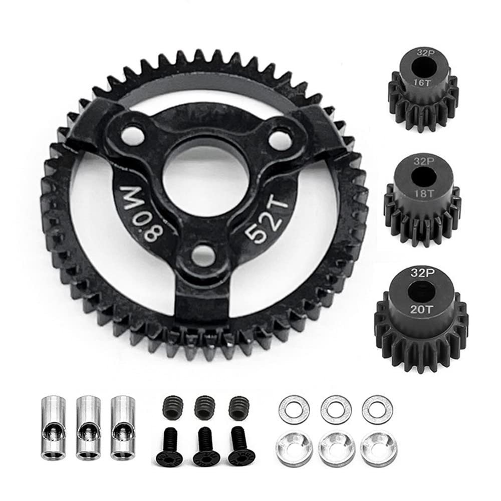 Racing 1/10th RC Crawler Car Hardened Steel 0.8M 32P Spur Gear for Traxxas Slash 2WD VXL Bandit Rustler Stampede Drag Slash Upgrade Parts