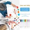 Aiyayou Creative Baby Activity Book with 8 Color Pens Kids Doodle Sensory Toys Kids DIY Paste Quiet Books Learning Toys Fun view 2
