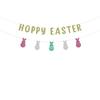 Glitter Easter Party Banner - Hoppy Easter view 1