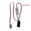 MOUDOAUER 2X LED Strips + LED Controller + Y-Shaped Cable RC Fixed Wing Airplane Flying Wing Plane Remote Controll LED Light Strip view 3