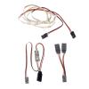 MOUDOAUER 2X LED Strips + LED Controller + Y-Shaped Cable RC Fixed Wing Airplane Flying Wing Plane Remote Controll LED Light Strip view 4
