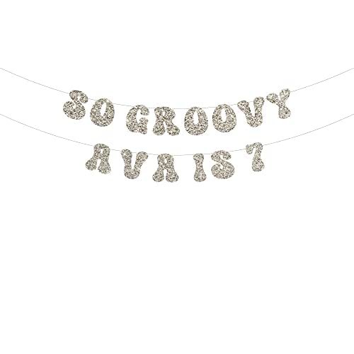 Groovy 7th Birthday Banner