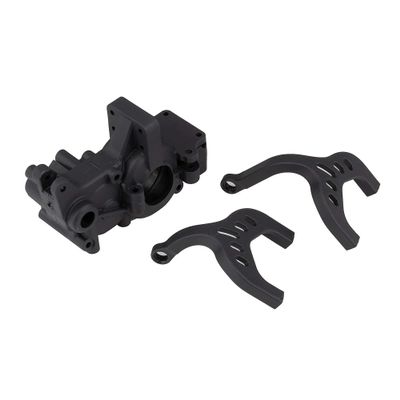 Team Associated RC10B6 FT Laydown Gearbox and ChassisBracescarbon ASC91952 Electric Car/Truck Option Parts