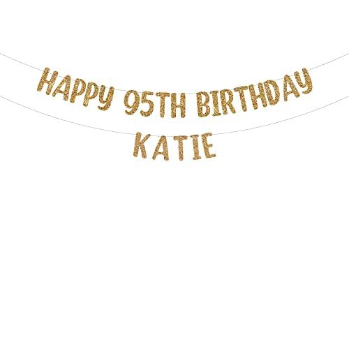 95th Happy Birthday Banner - Custom Banners
