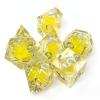 Sage's Portal Souls Liquid Core 7-PC Sharp Edge Resin Polyhedral DND Dice Set for Dungeons and Dragons Dice RPG Tabletop TTRPG (Radiant Souls) view 1