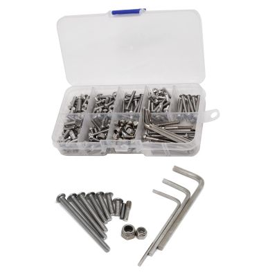 287x RC Car Screw Kit RC Screw Stainless Steel Screws Kit for Traxxas Slash 2WD RTR Pro RC Car Accessory