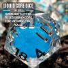 Sage's Portal Souls Liquid Core 7-PC Sharp Edge Resin Polyhedral DND Dice Set for Dungeons and Dragons Dice RPG Tabletop TTRPG (Sky Souls) view 4