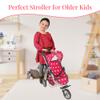 The New York Doll Collection Baby Doll Stroller | Pink Hearts Pattern | Doll Strollers | 3+ to 6 Years | A239 view 3