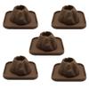 Totority 5Pcs Volcano Model Shell Toys Ornaments Toys Volcanic for Fish Tank Aquarium Volcano Figurine Volcano Science Kit Scientific DIY Model Clay PP view 1