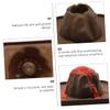 Totority 5Pcs Volcano Model Shell Toys Ornaments Toys Volcanic for Fish Tank Aquarium Volcano Figurine Volcano Science Kit Scientific DIY Model Clay PP view 2
