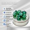 Sage's Portal Souls Liquid Core 7-PC Sharp Edge Resin Polyhedral DND Dice Set for Dungeons and Dragons Dice RPG Tabletop TTRPG (Forest Souls) view 2