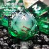 Sage's Portal Souls Liquid Core 7-PC Sharp Edge Resin Polyhedral DND Dice Set for Dungeons and Dragons Dice RPG Tabletop TTRPG (Forest Souls) view 4