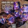 Sage's Portal Souls Liquid Core 7-PC Sharp Edge Resin Polyhedral DND Dice Set for Dungeons and Dragons Dice RPG Tabletop TTRPG (Twilight Soul) view 4