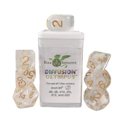 Diffusion Olympus - Set of 7 Dice Set of 7 w/Arch'd4