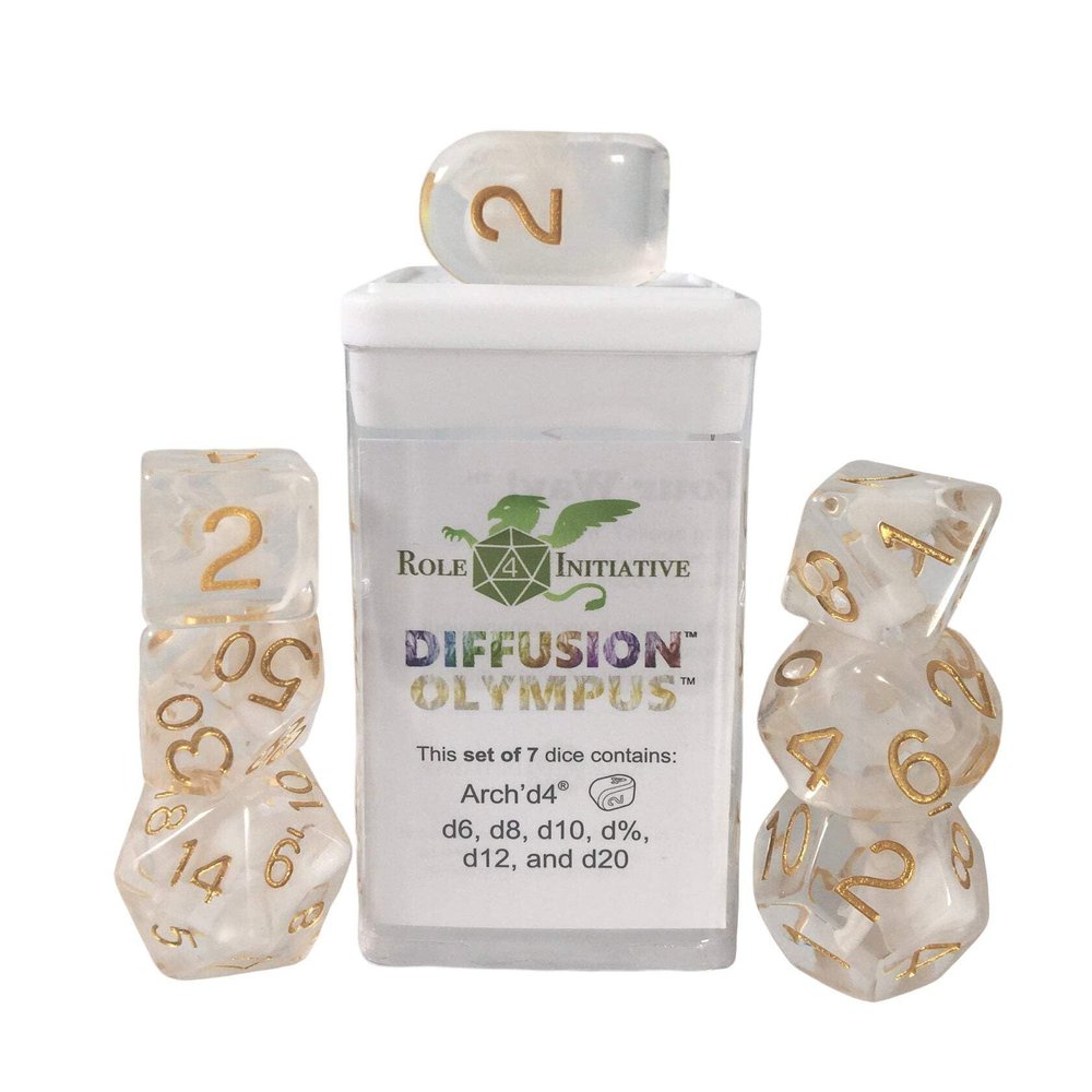 Diffusion Olympus - Set of 7 Dice Set of 7 w/Arch'd4