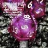 Sage's Portal Souls Liquid Core 7-PC Sharp Edge Resin Polyhedral DND Dice Set for Dungeons and Dragons Dice RPG Tabletop TTRPG (Vesper Souls) view 4