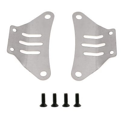 Front & Rear Chassis Armor Protector Replacement Repair Part for Tamiya TT-02 On-Road 1/10 RC Car Accessories Steel Upgrade Part Accessory