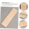 6 Pcs Miniature Wooden Doll Shutters, Wear-Resistant Synthetic Material, Khaki, 4.52x1.25x0.47 Inch, Dollhouse Decoration Accessories for 1:12 Scale view 4