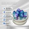 Sage's Portal Liquid Core 7-PC Sharp Edge Resin Polyhedral DND Dice Set for Dungeons and Dragons Sages Souls Dice RPG Tabletop TTRPG (Lovers Souls) view 2