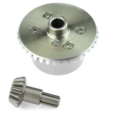 1 Set Gear Differential Case Front/Rear Steel Differential Gear Kits Replacement for ARRMA Senton Kraron 1/10 RC Car Replace Accessory