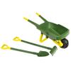 John Deere: Wheelbarrow Set - Green & Yellow - 3pc, Pretend Play Gardening & Yard Work Toy, Shovel & Rake, Indoor-Outdoor, Licensed, Kids Ages 3+ view 2