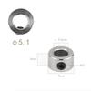 YXQ Plane Landing Gear Wheel Stop 0.2"/5.1mm Wheel Collar for RC Airplane Model Aircraft(10-Pack) view 2