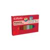 Herlitz Plasticine 8 Colors Glitter for Kindergarten School | Creative Fun for Children and Adults | Modelina Soft Safe Non-Toxic Non-Marking Washable | Smooth and Easy to Model view 1
