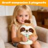 CozyWorld 12" Sloth Plush Stuffed Animals Plushie Original Sloth with Tea Soft Squishy Pillow, Collect Plush Pillow Gift for Adult Kids Boys Girls view 4