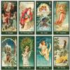 Christmas Tarot Deck | Vintage Santa-Themed Tarot Cards | 78-Card Holiday Divination Deck with Nostalgic Art view 3