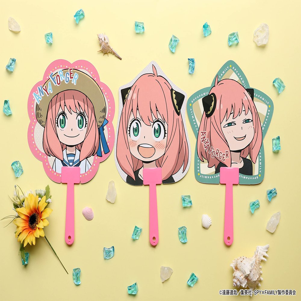 Ensky SPY x FAMILY Die Cut Fan Set