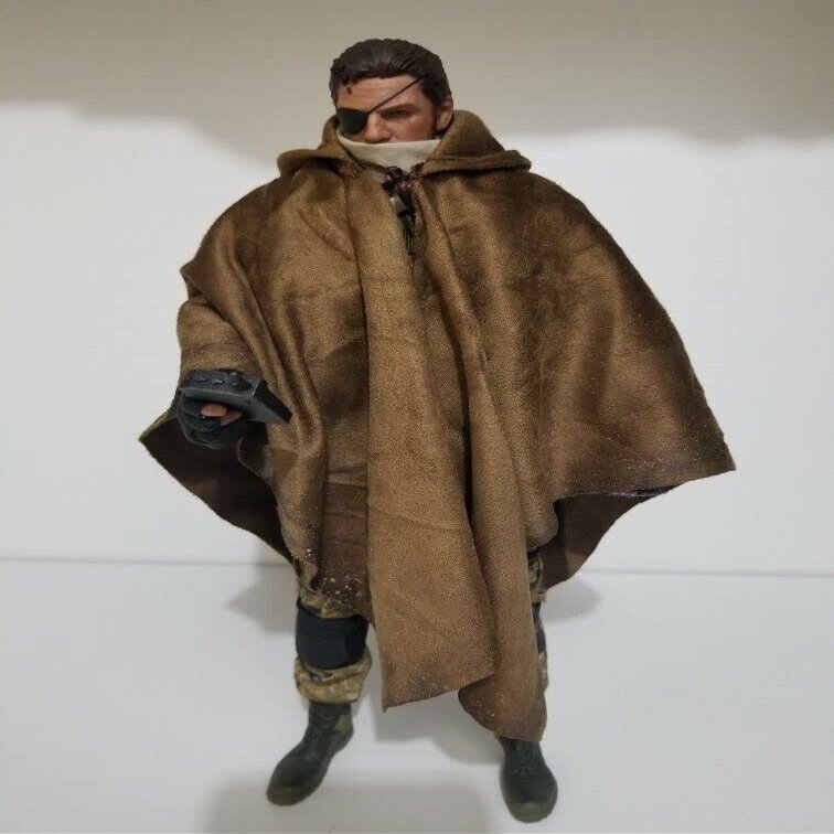 1:6 Scale Brown Old Effect Cape Cloak Gown Model for 12" Male & Female (no Figure)