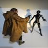 1:6 Scale Brown Old Effect Cape Cloak Gown Model for 12" Male & Female (no Figure) view 2
