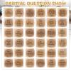 Hanaive 12 Pcs Ice Breaking Dice Games for Conversation Starter,Wood Color view 2
