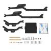 INJORA Carbon Fiber Chassis Kit LCG Frame Girder for TRX4M Bronco 1/18 RC Crawler Upgrade view 2
