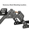 INJORA Carbon Fiber Chassis Kit LCG Frame Girder for TRX4M Bronco 1/18 RC Crawler Upgrade view 4