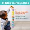QBI Magnetic Blocks STEM Toys for Toddlers Aged 1+ Year Old Boys & Girls3D Colorful Magnetic Building Blocks with School BusMagnet Block for KidsEducational & Montessori Preschool Kids Toy (13PCS) view 2
