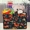 Forest Flower Animal Fox Storage Basket Cube Large Collapsible Toys Storage Box Bin Laundry Organizer for Closet Shelf Nursery Kids Bedroom,15x11x9.5 in,2 Pack view 4