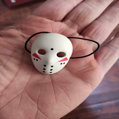 1/6th Female Soldier Halloween Cosplay Horror Mask Model for 12" Action
