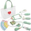 Liberry Doctor Kit for Toddlers 3-5 Years Old, 18-Piece Doctor Bag Pretend Play Toys, Durable Medical Kit with Toy Stethoscope, Green Birthday Gift for Kids view 1