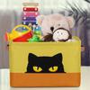 Cute Black Cat Storage Basket Cube Large Collapsible Toys Storage Box Bin Laundry Organizer for Closet Shelf Nursery Kids Bedroom,15x11x9.5 in,2 Pack view 4